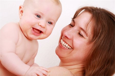 simsearch:400-04162652,k - Family moments - Mother enjoying her cute baby Stockbilder - Microstock & Abonnement, Bildnummer: 400-04594386