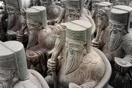 simsearch:400-05906247,k - It is a group of chinese stone god. Stock Photo - Budget Royalty-Free & Subscription, Code: 400-04594883