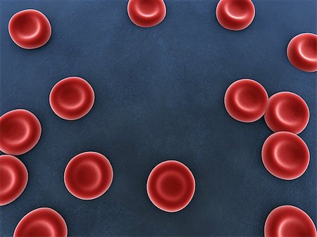 3d rendered close up of some isolated red blood cells Stock Photo - Budget Royalty-Free & Subscription, Code: 400-04595033