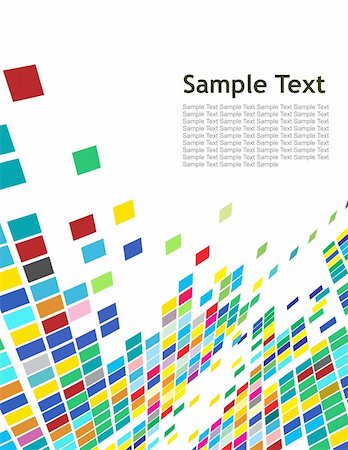 simsearch:400-04161764,k - Abstract mosaic white background with sample text Stock Photo - Budget Royalty-Free & Subscription, Code: 400-04596060