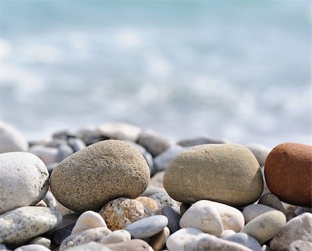 pebble on a beach. Sea coast Crimea, Ukraine Stock Photo - Budget Royalty-Free & Subscription, Code: 400-04596447