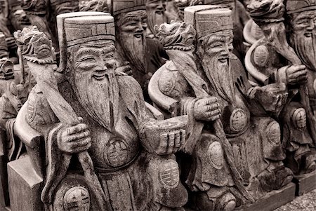 simsearch:400-05906247,k - It is a group of chinese stone god. Stock Photo - Budget Royalty-Free & Subscription, Code: 400-04596746