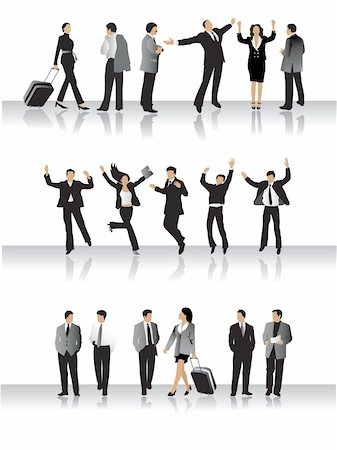 Collection of business peoples Stock Photo - Budget Royalty-Free & Subscription, Code: 400-04597032