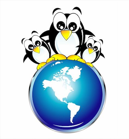 simsearch:400-05321862,k - save the penguins at north pole Stock Photo - Budget Royalty-Free & Subscription, Code: 400-04597959