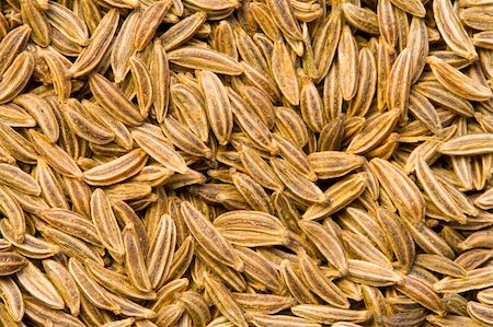 A close-up of a lot of caraway seeds Foto de stock - Royalty-Free Super Valor e Assinatura, Número: 400-04598263