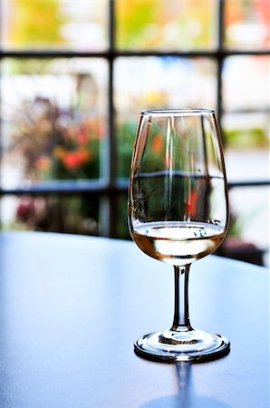 White wine glass in winery tasting event Stock Photo - Budget Royalty-Free & Subscription, Code: 400-04598353