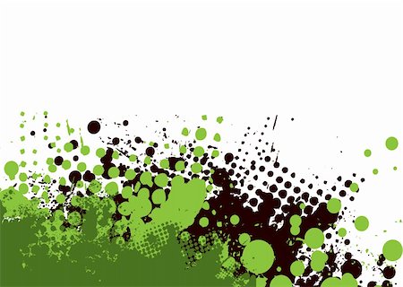 simsearch:400-05153010,k - grunge halftone background in green and black with copy space Photographie de stock - Aubaine LD & Abonnement, Code: 400-04598377