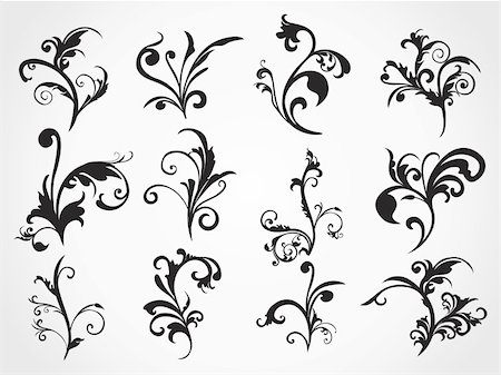 simsearch:400-04598414,k - ornament pattern tattoos having artistic style Foto de stock - Super Valor sin royalties y Suscripción, Código: 400-04598423