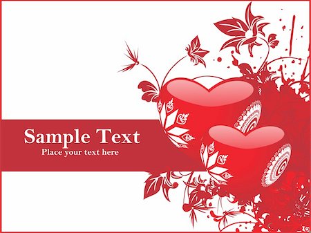 simsearch:400-04600780,k - decorated red heart shape with grunge pattern text Stock Photo - Budget Royalty-Free & Subscription, Code: 400-04598446