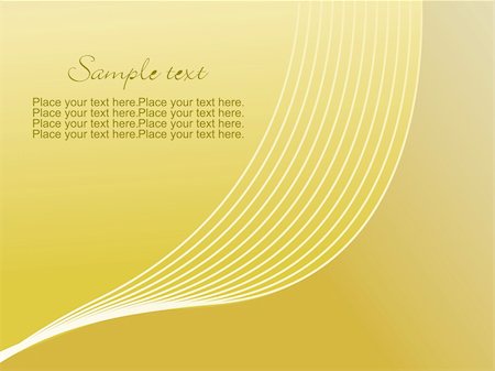 simsearch:400-06408999,k - abstract yellow wave background, vector illustration Stockbilder - Microstock & Abonnement, Bildnummer: 400-04598463
