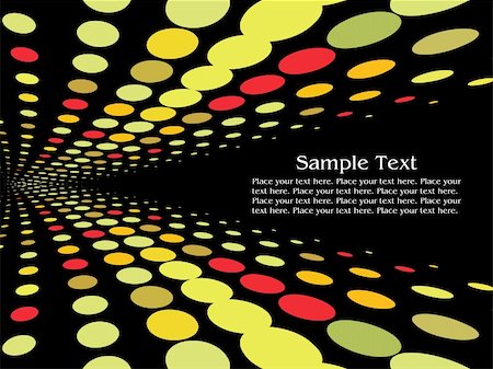 simsearch:400-08672921,k - colorful spot light rows on black abstract background Stock Photo - Budget Royalty-Free & Subscription, Code: 400-04598472