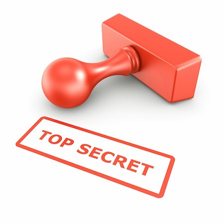 simsearch:400-04598915,k - 3d rendering of a rubber stamp with TOP SECRET in red ink Stock Photo - Budget Royalty-Free & Subscription, Code: 400-04598915