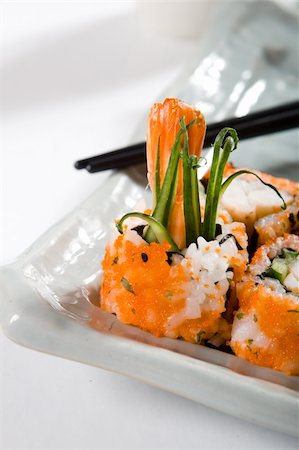 simsearch:400-06063702,k - japanese sushi food Stock Photo - Budget Royalty-Free & Subscription, Code: 400-04599709