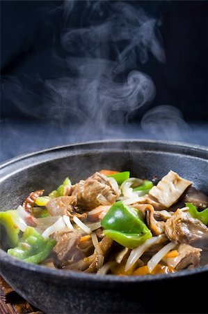steaming soup - chinese pork meat stew with vegetables Stock Photo - Budget Royalty-Free & Subscription, Code: 400-04599725