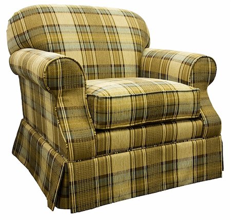 plaid skirt - Plaid Traditional Living Room Chair with Skirt Stock Photo - Budget Royalty-Free & Subscription, Code: 400-04590868