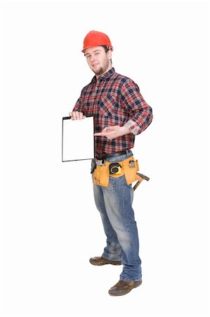 simsearch:400-07408098,k - worker with tools. over white background Stock Photo - Budget Royalty-Free & Subscription, Code: 400-04591714