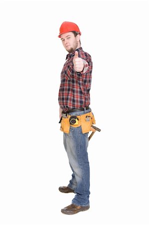 simsearch:400-08612431,k - worker with tools. over white background Stock Photo - Budget Royalty-Free & Subscription, Code: 400-04591715