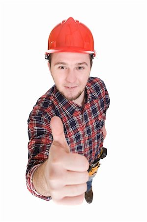 simsearch:400-08612431,k - worker with tools. over white background Stock Photo - Budget Royalty-Free & Subscription, Code: 400-04591718