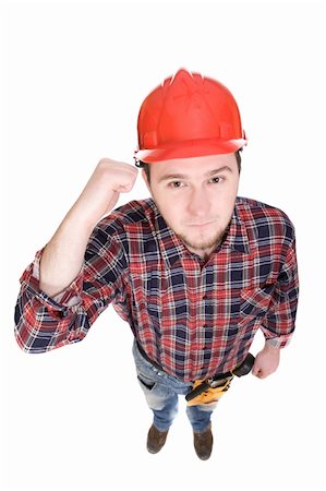 simsearch:400-04612522,k - worker with tools. over white background Foto de stock - Royalty-Free Super Valor e Assinatura, Número: 400-04591719