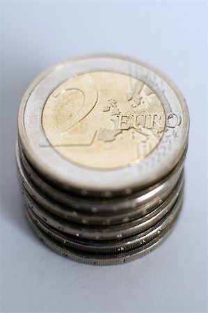 simsearch:400-04614876,k - several 2 euro coins, small depth of field range Stock Photo - Budget Royalty-Free & Subscription, Code: 400-04592694