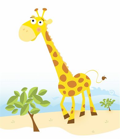 simsearch:400-04186391,k - Vector Illustration of funny animal. See similar pictures in my portfolio! Stock Photo - Budget Royalty-Free & Subscription, Code: 400-04592703