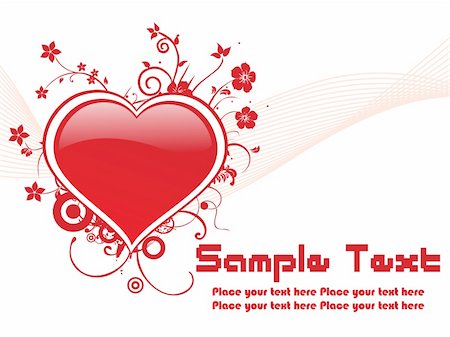simsearch:400-04593119,k - red valentine banner, vector illustration Stock Photo - Budget Royalty-Free & Subscription, Code: 400-04593116