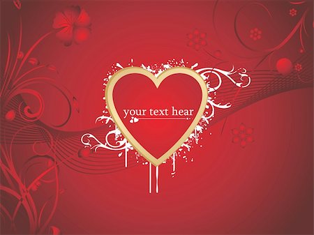 simsearch:400-04593119,k - abstract red valentine banner Stock Photo - Budget Royalty-Free & Subscription, Code: 400-04593123