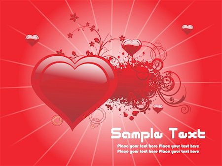 simsearch:400-04593119,k - abstract red love design background Stock Photo - Budget Royalty-Free & Subscription, Code: 400-04593172