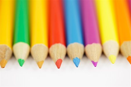 simsearch:400-05289292,k - Colored Pencil Set Stock Photo - Budget Royalty-Free & Subscription, Code: 400-04593249
