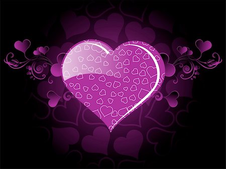 simsearch:400-04593119,k - valentine card with heart design Stock Photo - Budget Royalty-Free & Subscription, Code: 400-04593400