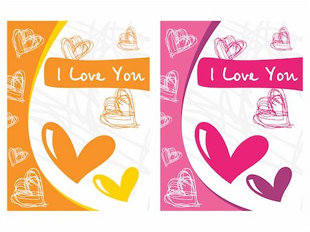 simsearch:400-04608240,k - beautyful design love card illustration Foto de stock - Royalty-Free Super Valor e Assinatura, Número: 400-04593607