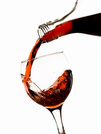 pour of liquor - Pouring red wine Photographie de stock - Aubaine LD & Abonnement, Code: 400-04604102