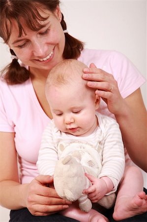 simsearch:400-04162652,k - Family moments - Mother enjoying her cute baby Stockbilder - Microstock & Abonnement, Bildnummer: 400-04604375