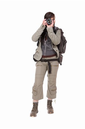 simsearch:400-04110220,k - attractive brunette woman ready to travel Stock Photo - Budget Royalty-Free & Subscription, Code: 400-04604585
