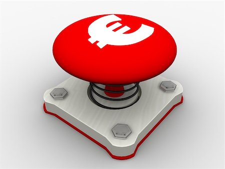 running off - Red start button on a metal platform Stock Photo - Budget Royalty-Free & Subscription, Code: 400-04604959