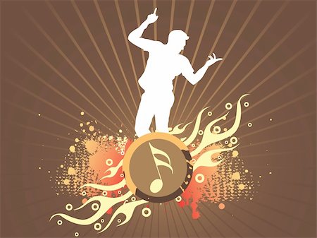 simsearch:400-04031104,k - male dancing and disco background Stock Photo - Budget Royalty-Free & Subscription, Code: 400-04605086