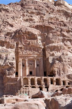 simsearch:400-05132743,k - Petra - Nabataeans capital city (Al Khazneh) , Jordan. The Urn tomb. Roman Empire period. Photographie de stock - Aubaine LD & Abonnement, Code: 400-04605100
