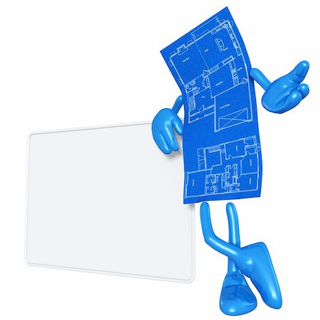 A House Blueprint Concept And Presentation Figure In 3D Foto de stock - Super Valor sin royalties y Suscripción, Código: 400-04605420