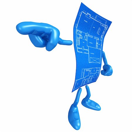 A House Blueprint Concept And Presentation Figure In 3D Foto de stock - Super Valor sin royalties y Suscripción, Código: 400-04605434
