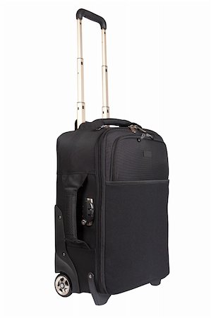 A suitcase trolley isolated on white background. Path included Foto de stock - Super Valor sin royalties y Suscripción, Código: 400-04606451