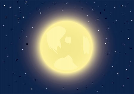 simsearch:400-04895156,k - Background with full moon in the night sky Fotografie stock - Microstock e Abbonamento, Codice: 400-04606808