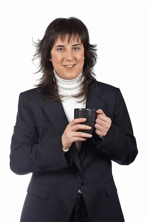 simsearch:400-04204809,k - Serious business woman standing over a white background Stock Photo - Budget Royalty-Free & Subscription, Code: 400-04607524