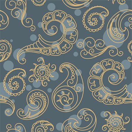 packing fabric - Seamless background from a floral ornament, Fashionable modern wallpaper or textile Stock Photo - Budget Royalty-Free & Subscription, Code: 400-04608107
