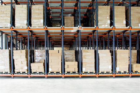 simsearch:400-06561068,k - Big shelf with lot of pallets in warehouse Stock Photo - Budget Royalty-Free & Subscription, Code: 400-04608539