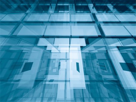 Transparent architectural abstract - geometric 3d background Stockbilder - Microstock & Abonnement, Bildnummer: 400-04608628