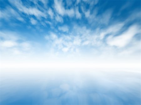 Blurred misty abstract infinite sky Photographie de stock - Aubaine LD & Abonnement, Code: 400-04608670