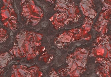 Ruby Stones Buried in Host Rock Bed Abstract Background Foto de stock - Super Valor sin royalties y Suscripción, Código: 400-04609154