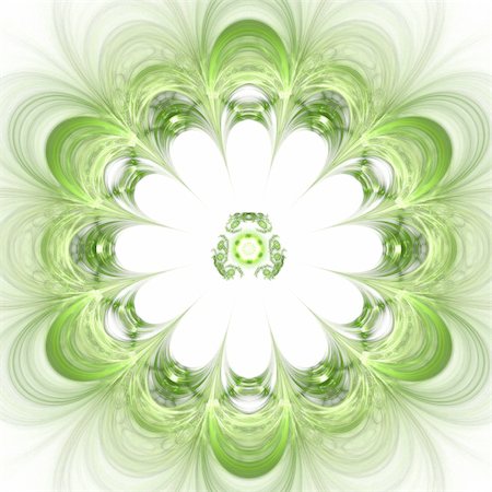 simsearch:400-04607909,k - Abstract background. Green - white palette. Raster fractal graphics. Photographie de stock - Aubaine LD & Abonnement, Code: 400-04609475