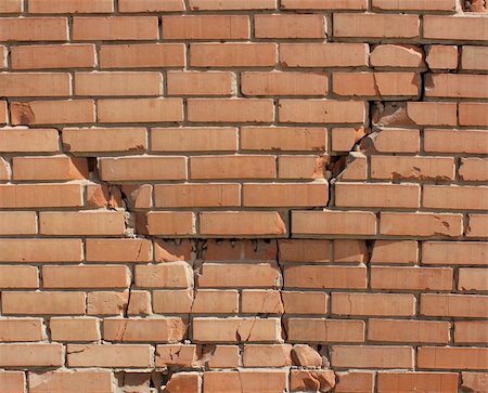 simsearch:400-05337615,k - Texture of old damaged brick wall Photographie de stock - Aubaine LD & Abonnement, Code: 400-04609548