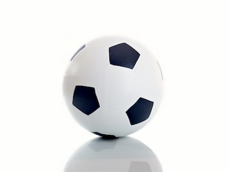sergeitelegin (artist) - An isolated image of a leather soccer ball. Stock Photo - Budget Royalty-Free & Subscription, Code: 400-04609605